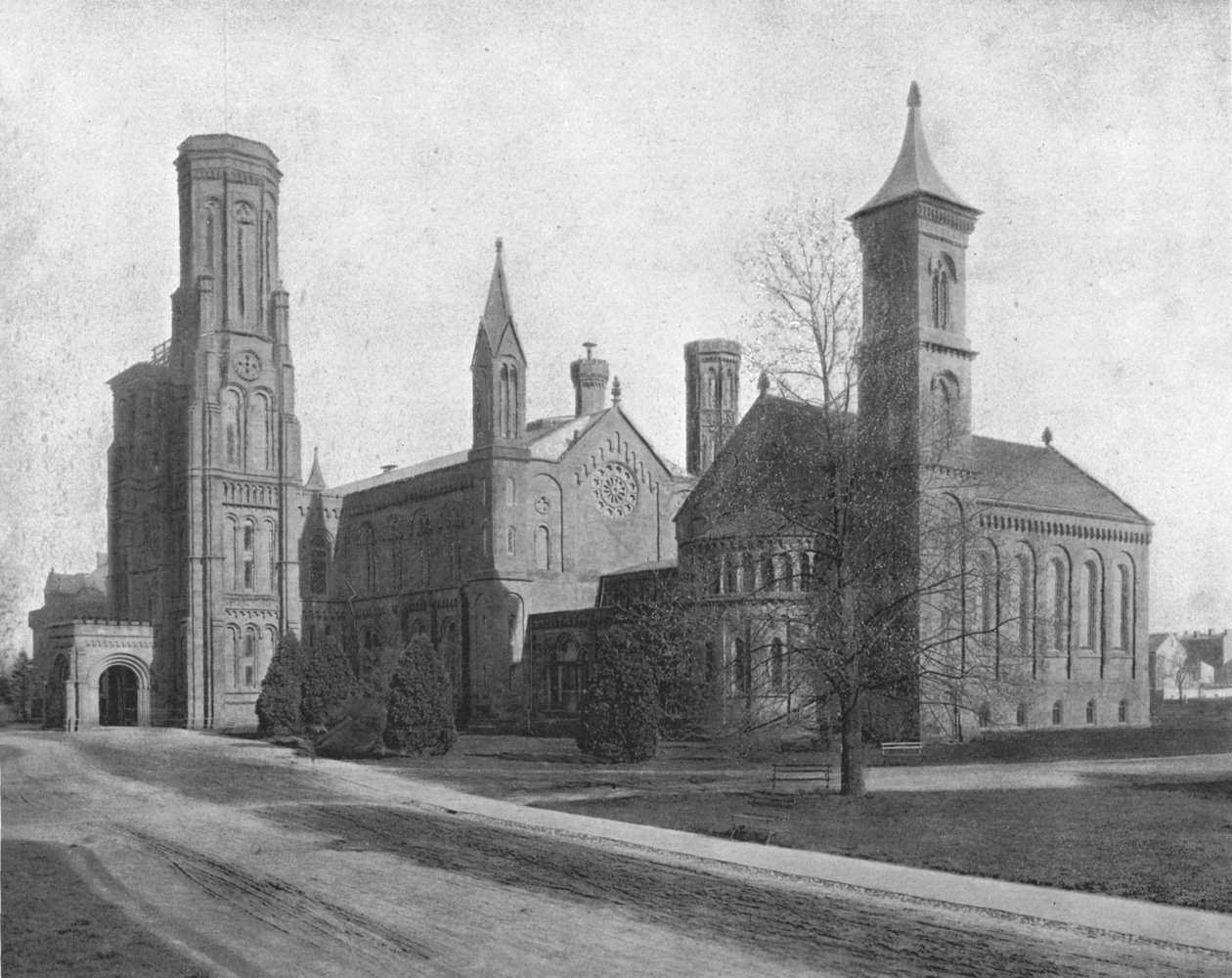 Smithsonian Institution, Waszyngton DC, USA, ok. 1900. autorstwa Unbekannt