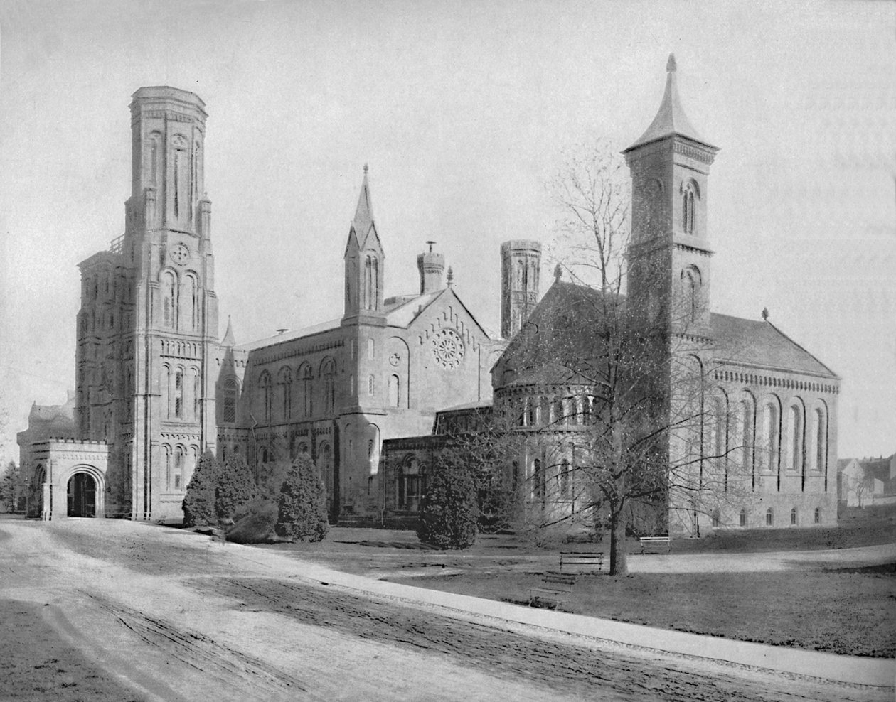 Smithsonian Institution, Waszyngton, D.C., c1897. autorstwa Unbekannt