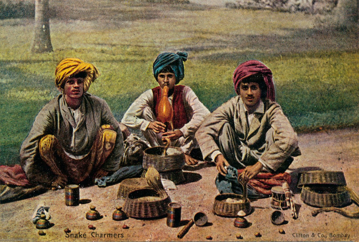 Zaklinacze węży, ok. 1910. autorstwa Unbekannt