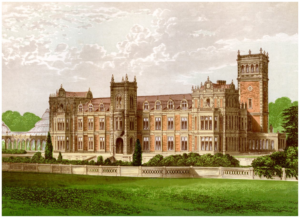 Somerleyton, Suffolk, dom Baroneta Crossleya, ok. 1880 r. autorstwa Unbekannt