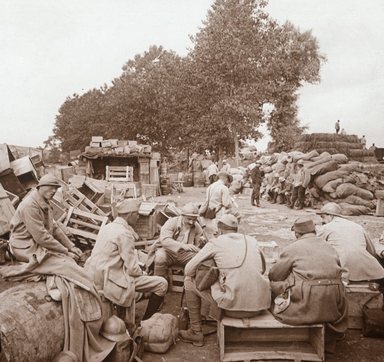 Zupa, Genicourt, północna Francja, c1914-c1918 autorstwa Unbekannt