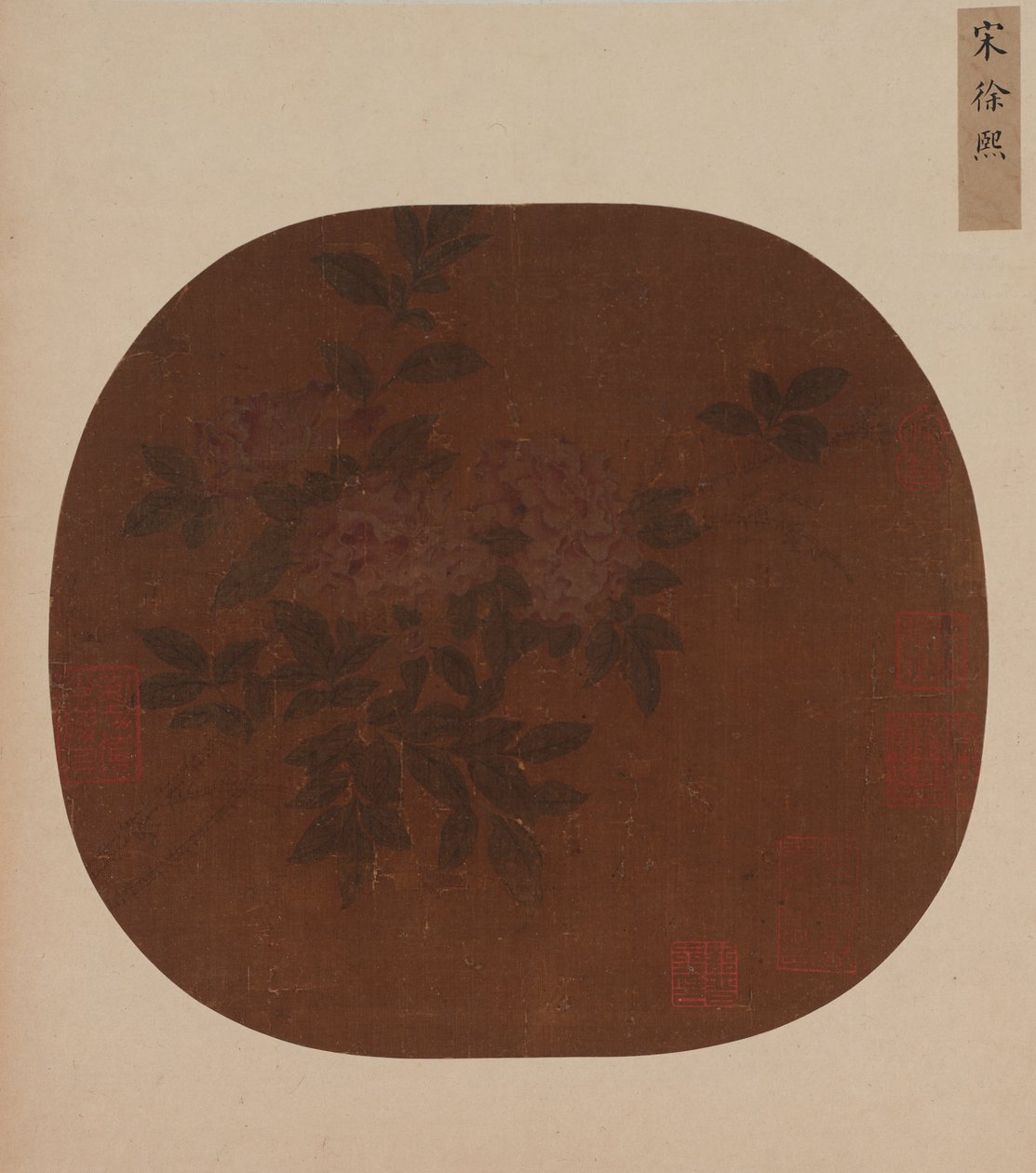 Spray róż, dynastia Ming, 1368-1644. autorstwa Unbekannt