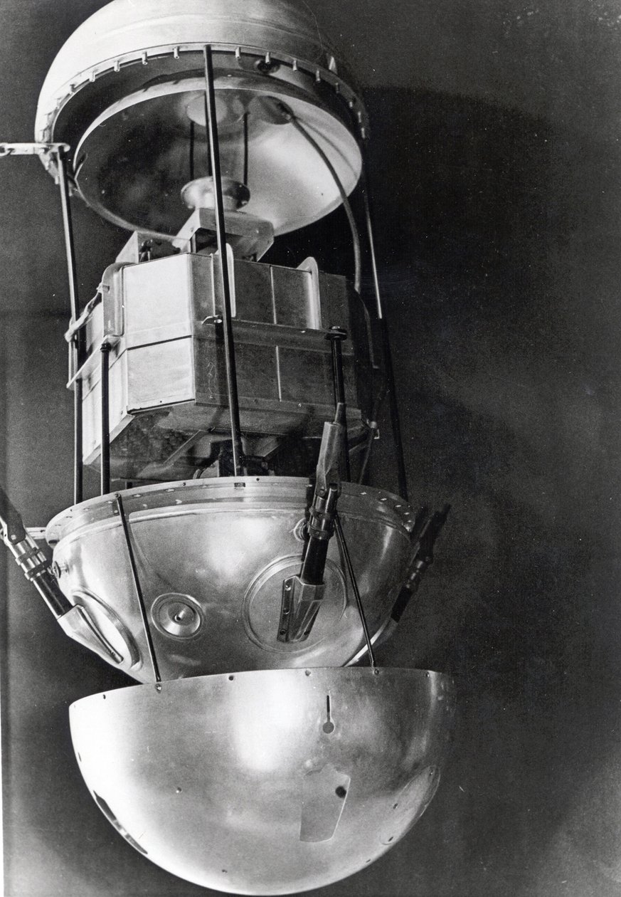 Sputnik 1, rosyjski satelita, 1957 autorstwa Unbekannt
