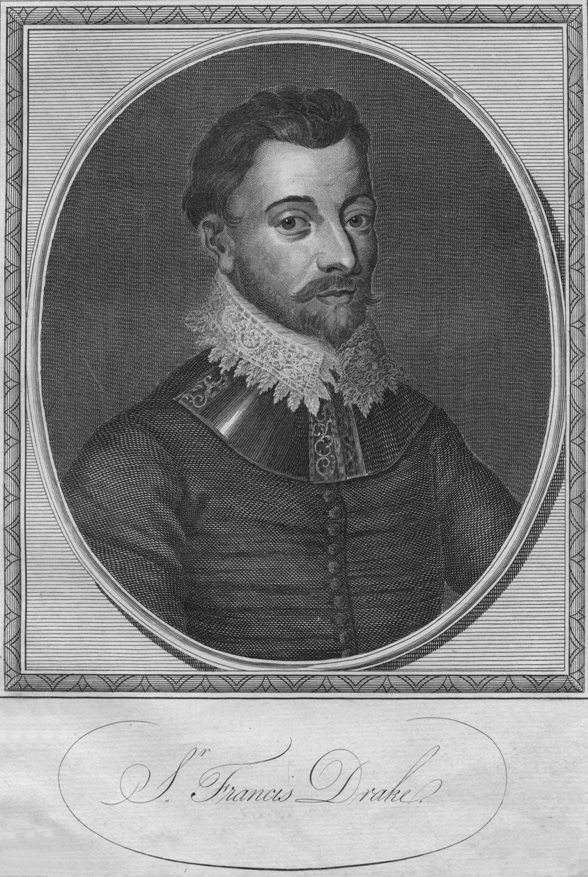 Pan. Francis Drake, 1786. autorstwa Unbekannt