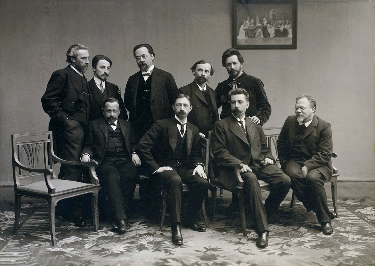 Sreda Środa, rosyjska grupa literacka, lata 90. XIX w. autorstwa Unbekannt