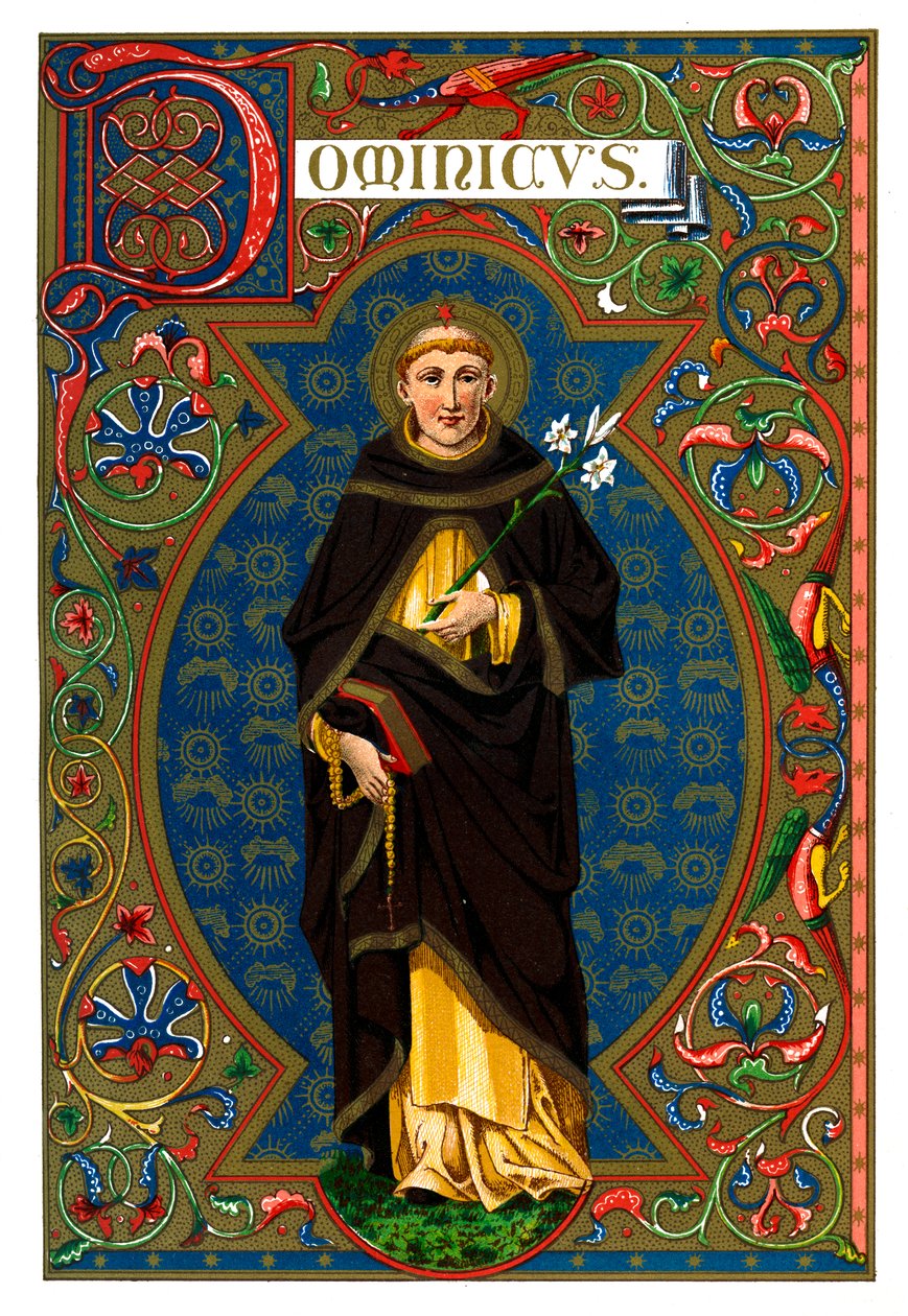 Św. Dominik, 1886 r. autorstwa Unbekannt