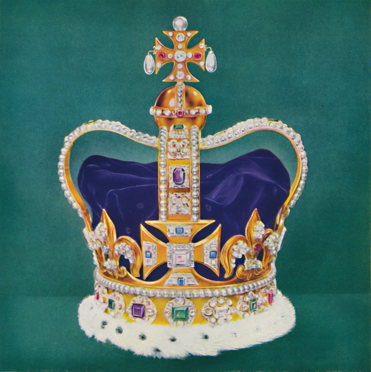 Korona św. Edwarda, 1937. autorstwa Unbekannt