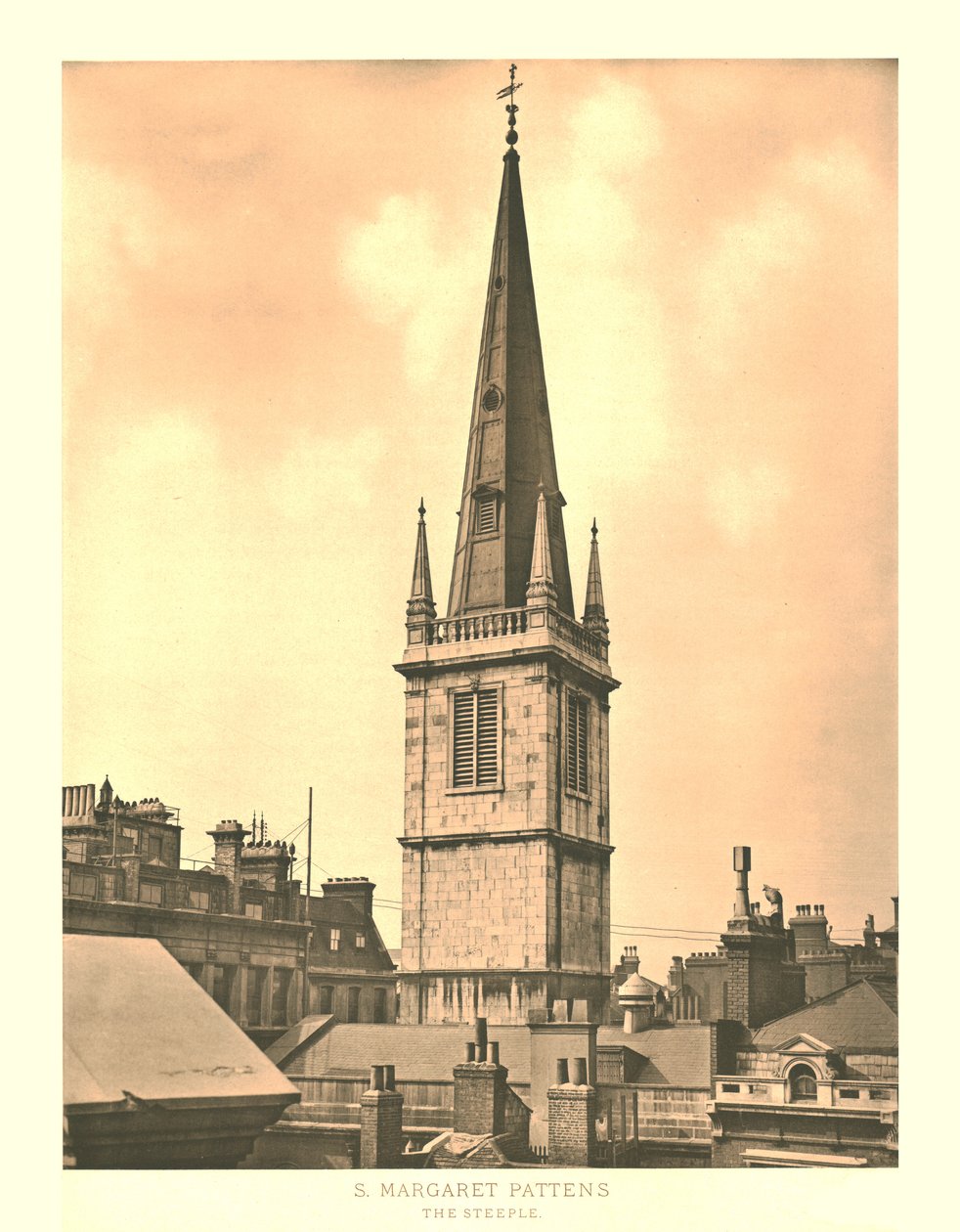 St Margaret Pattens, Wieża, połowa końca XIX wieku. autorstwa Unbekannt