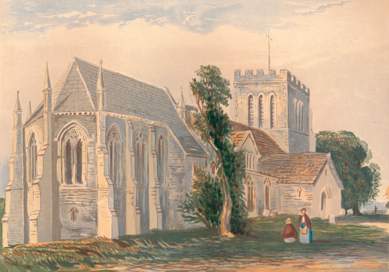 St. Mary, Madley, Herefordshire, XIX wiek autorstwa Unbekannt