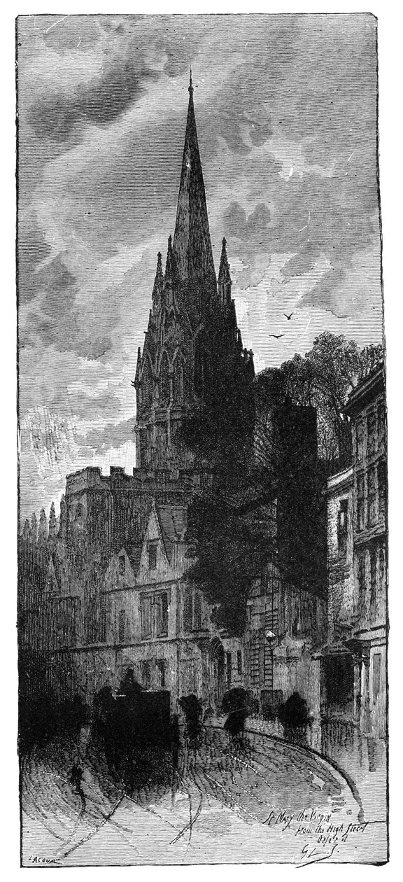 St Marys, Oksford, 1900 autorstwa Unbekannt