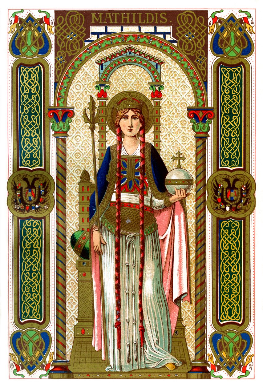 Św. Matylda, 1886 r. autorstwa Unbekannt