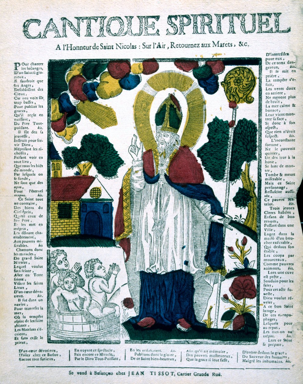 Św. Mikołaj, XIX w. autorstwa Unbekannt