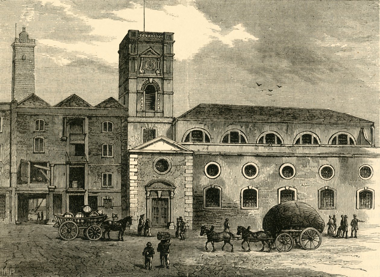 Kościół św. Olafa z 1820 r., ok. 1878 r. autorstwa Unbekannt