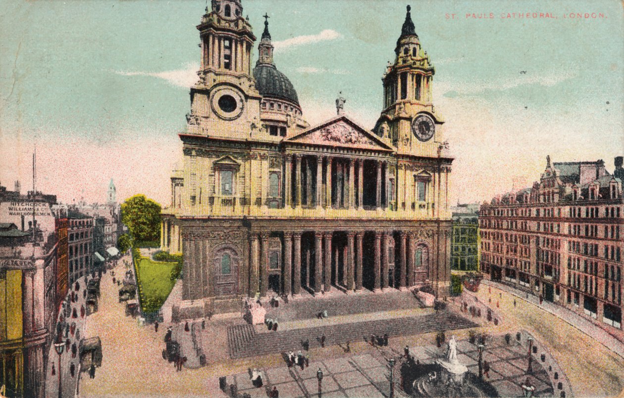 Katedra św. Pawła, Londyn, ok. 1905 r. autorstwa Unbekannt