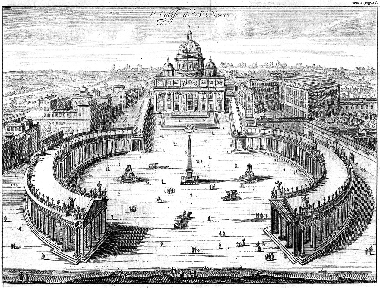 Bazylika św. Piotra, Rzym, 1702 autorstwa Unbekannt