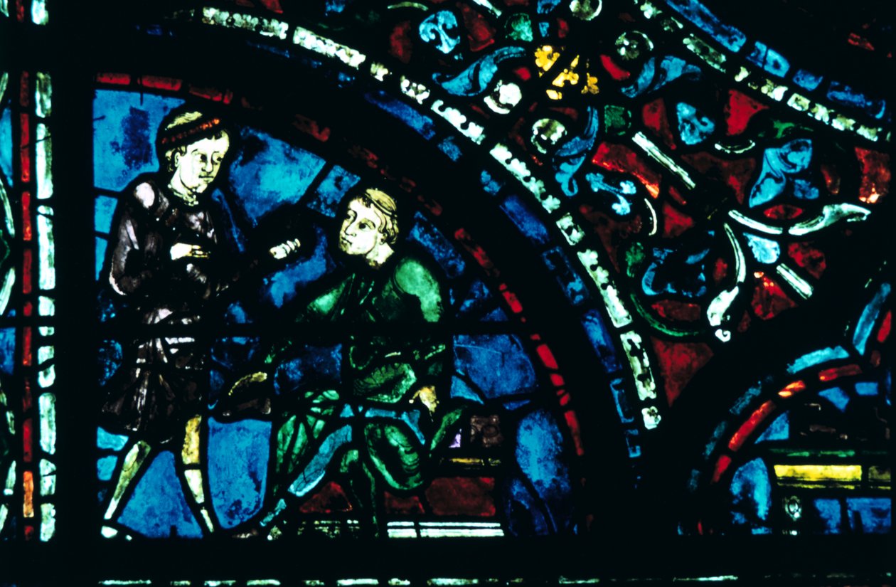 Witraże, Katedra w Chartres, Chartres, Francja autorstwa Unbekannt
