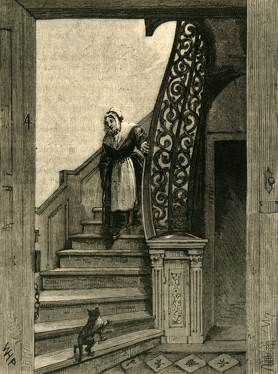 Schody w Southampton House, ok. 1872 r. autorstwa Unbekannt