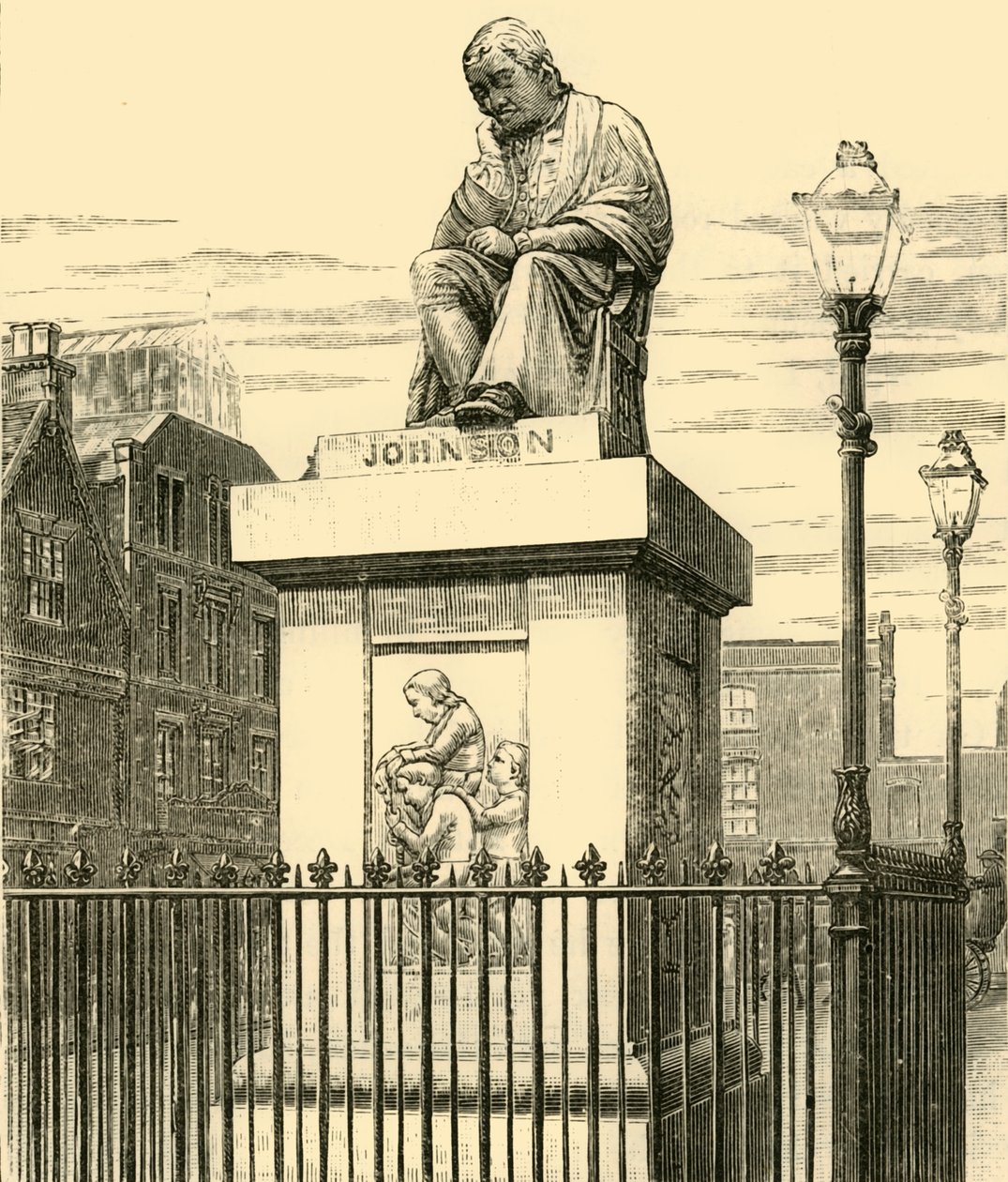 Statua Johnsona, 1898. autorstwa Unbekannt