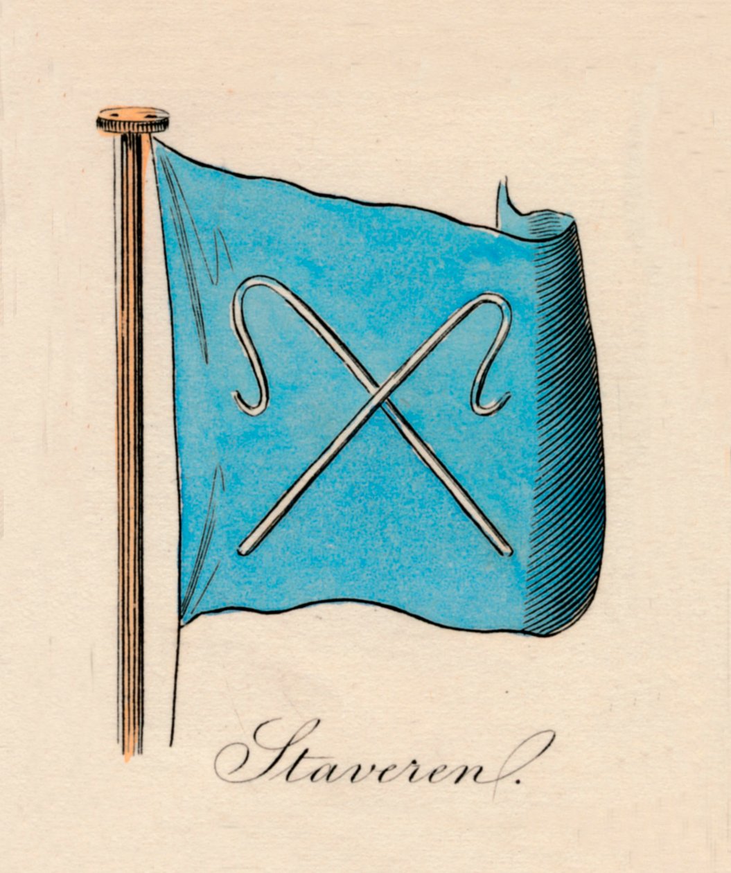 Staveren, 1838 r. autorstwa Unbekannt