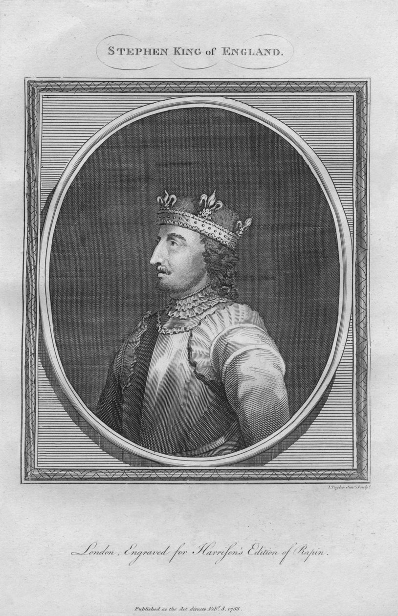 Stefan, król Anglii, 1788. autorstwa Unbekannt