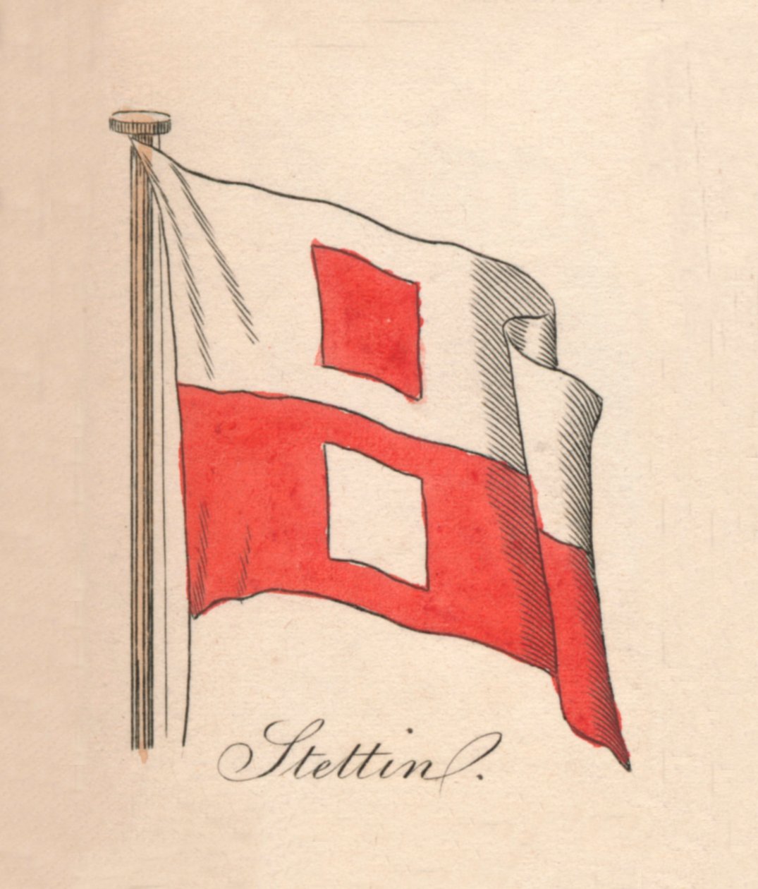 Szczecin, 1838 r. autorstwa Unbekannt
