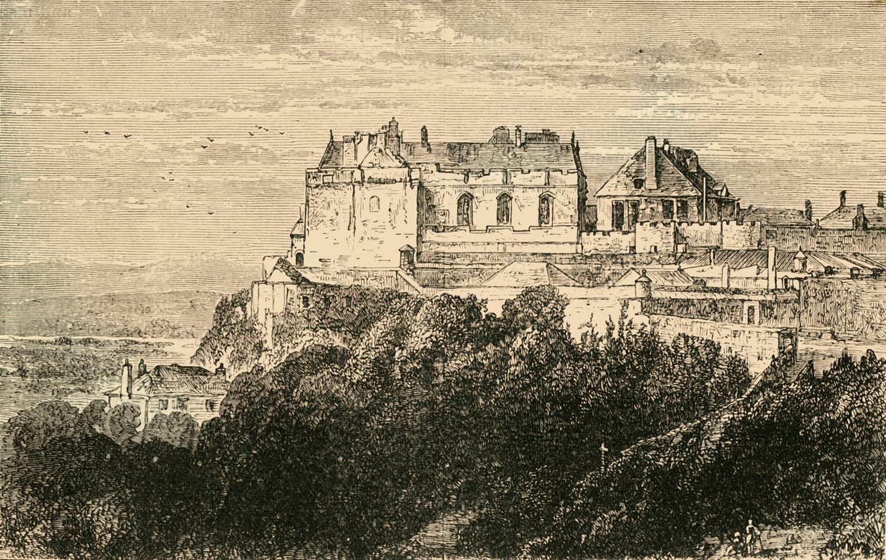 Zamek Stirling, 1890. autorstwa Unbekannt