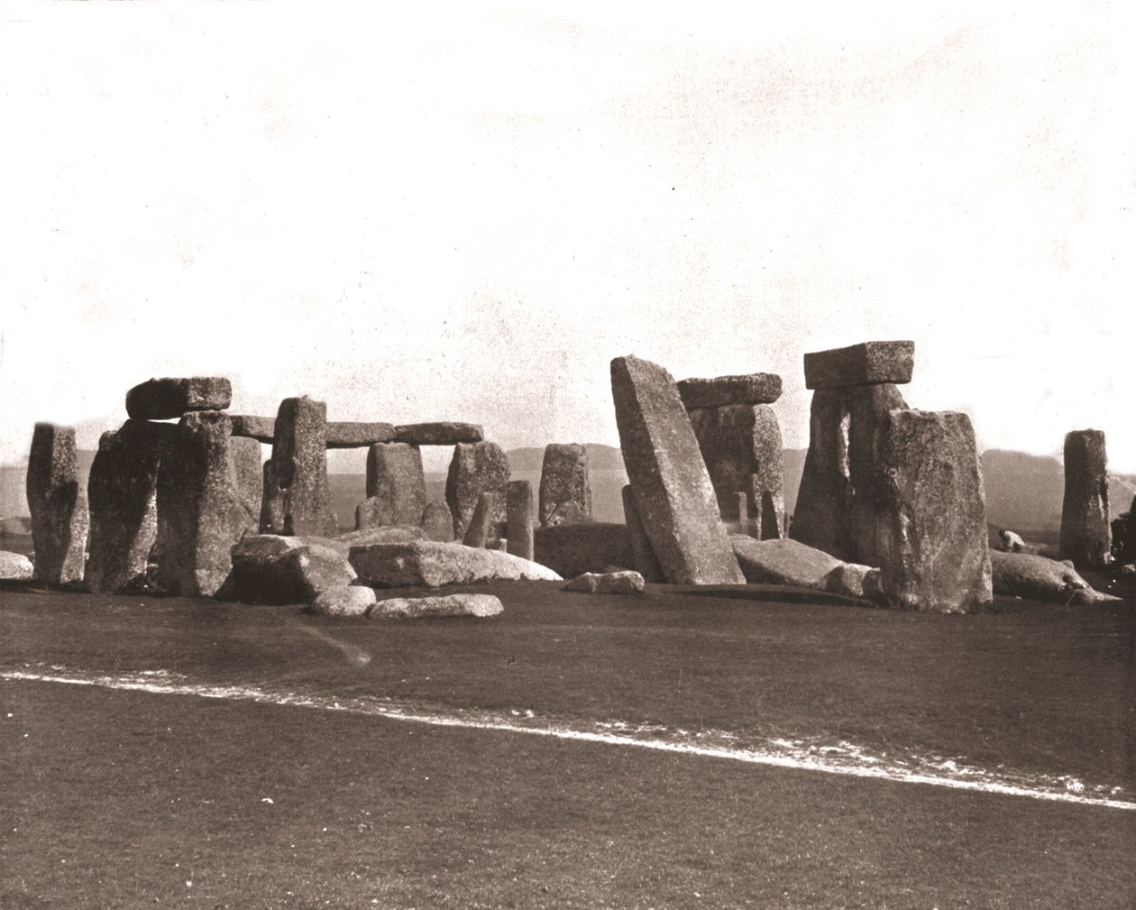 Stonehenge, Równina Salisbury, Wiltshire, 1894. autorstwa Unbekannt