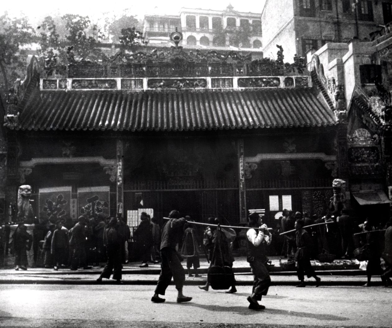 Scena uliczna, Hongkong, 1900 autorstwa Unbekannt