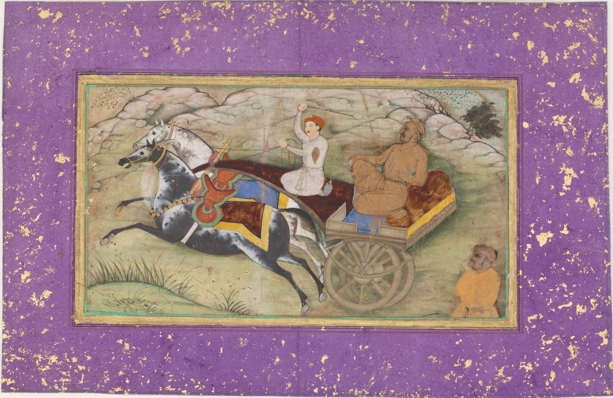 Sułtan Salim w bryczce, ok. godz. 1603. autorstwa Unbekannt