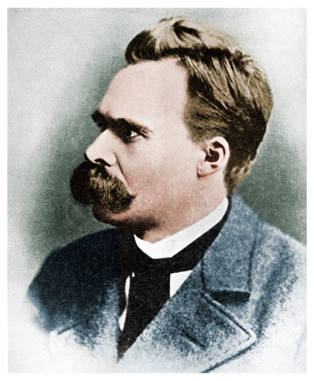 Superman: Friedrich Nietzsche, niemiecki filozof, XIX w. 1956 autorstwa Unbekannt