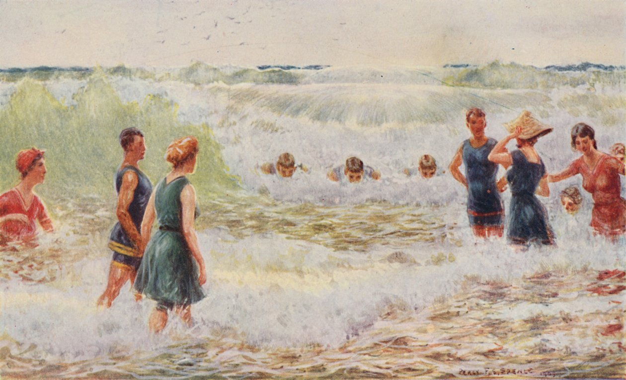 Kąpiel surfingowa, 1923. autorstwa Unbekannt