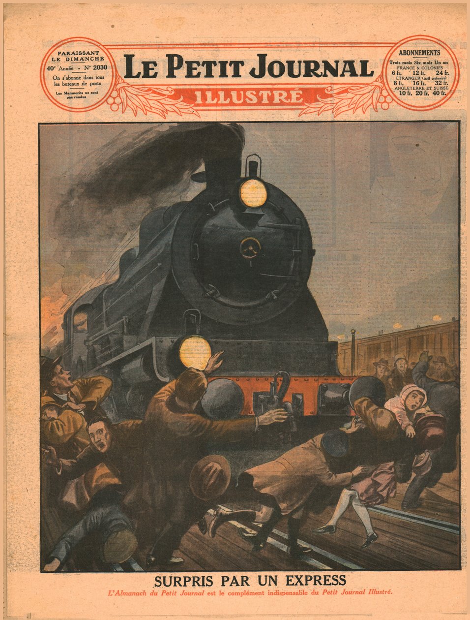 Zaskoczony ekspresem, 1929. autorstwa Unbekannt