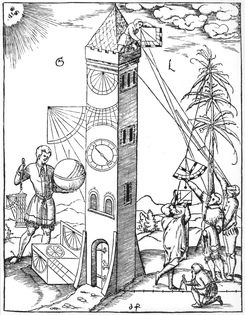 Geodezja i pomiar czasu, 1551 autorstwa Unbekannt