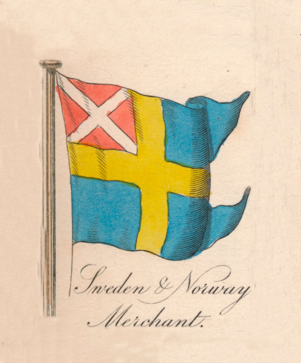 Kupiec ze Szwecji i Norwegii, 1838 autorstwa Unbekannt