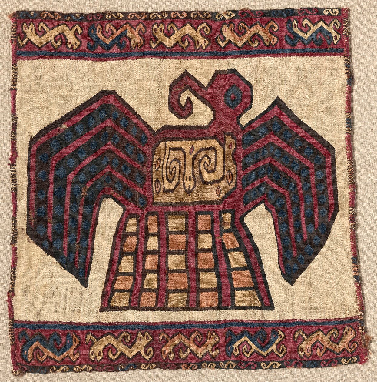 Kwadratowy panel gobelinowy, ok. 1900 r. 700-1100. autorstwa Unbekannt