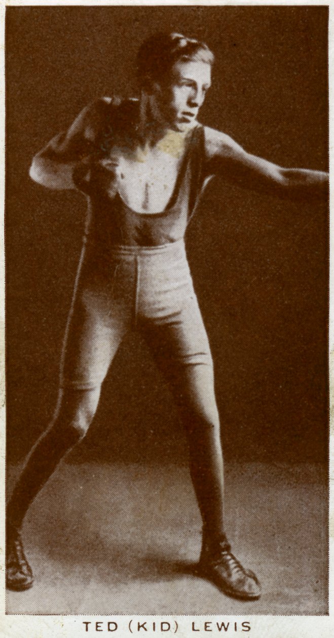 Ted Kid Lewis, brytyjski bokser, 1938 autorstwa Unbekannt