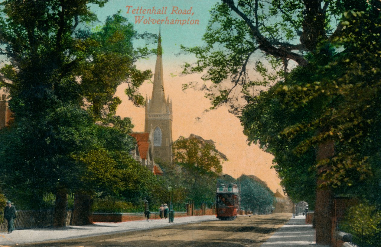 Tettenhall Road, Wolverhampton, c1905 autorstwa Unbekannt