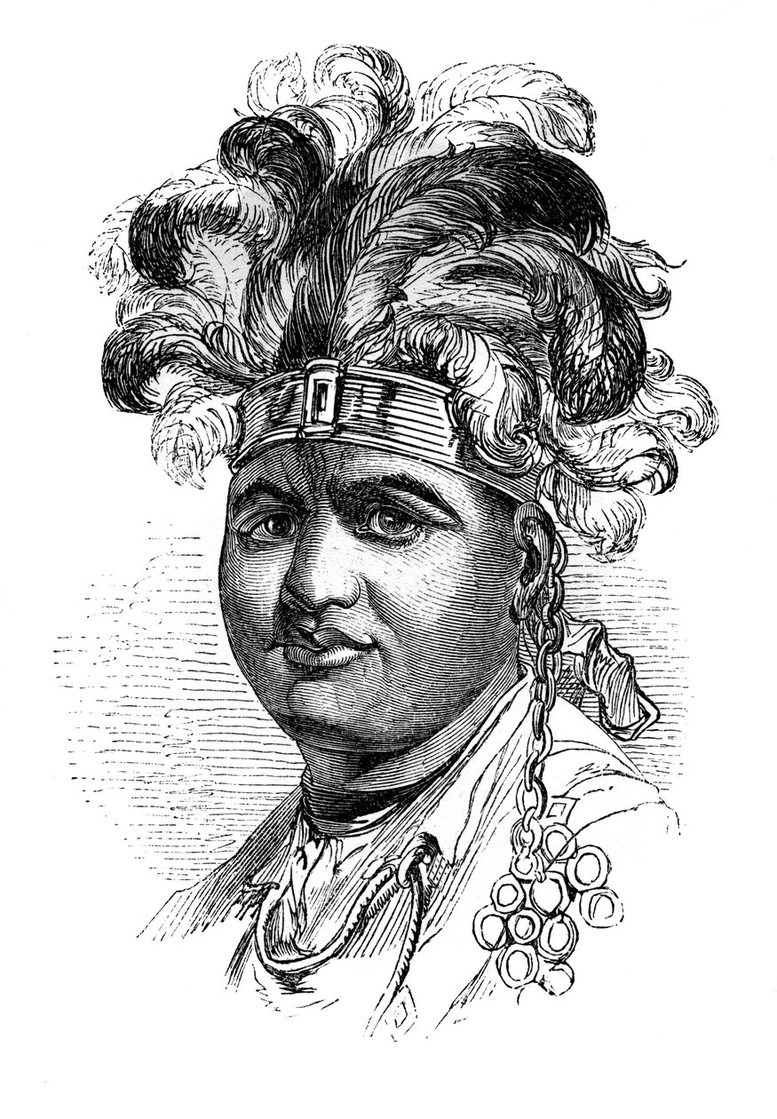 Thayendanegea, wódz Mohawków, 1848 autorstwa Unbekannt