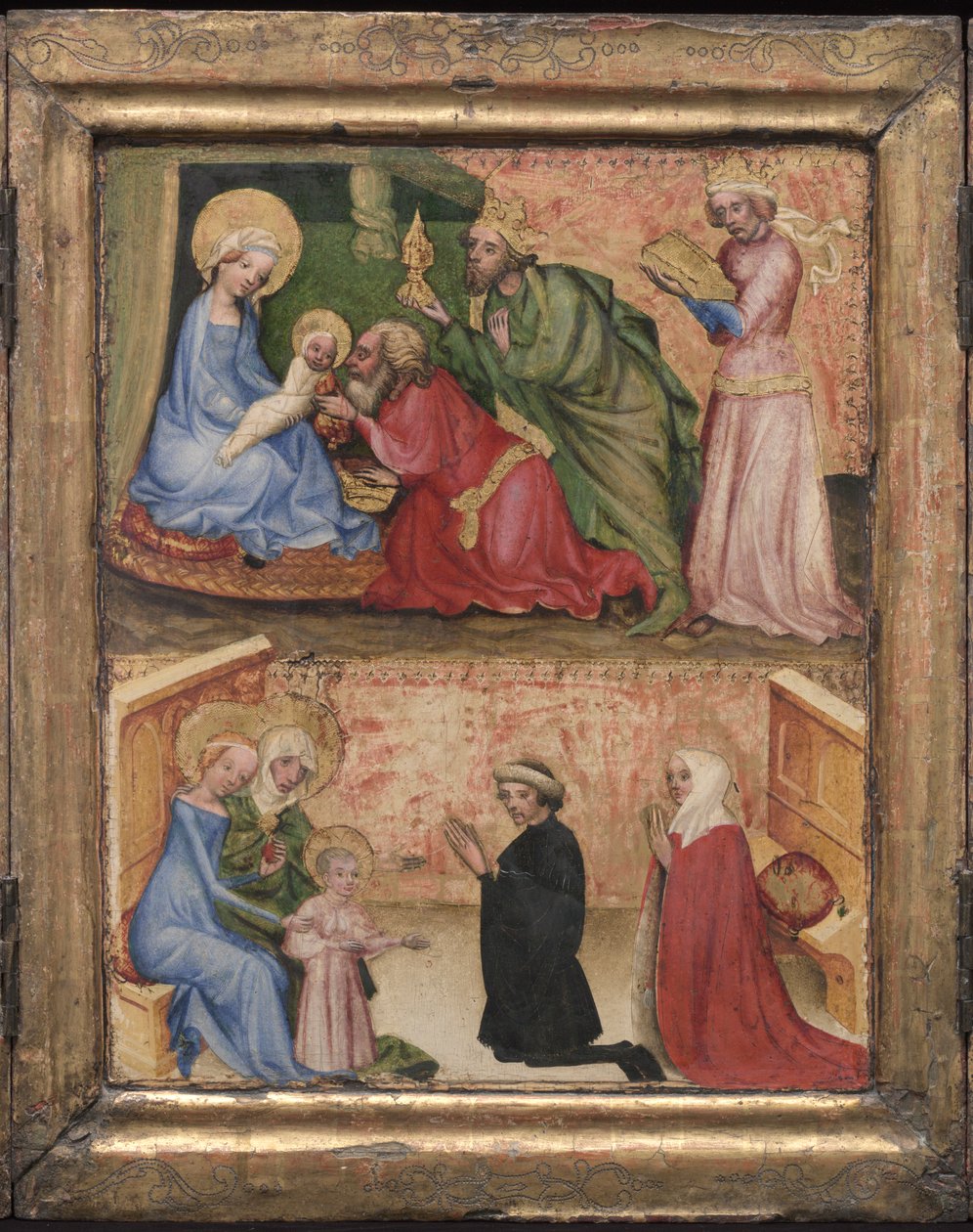 Adoracja Trzech Króli, c. 1424. autorstwa Unbekannt