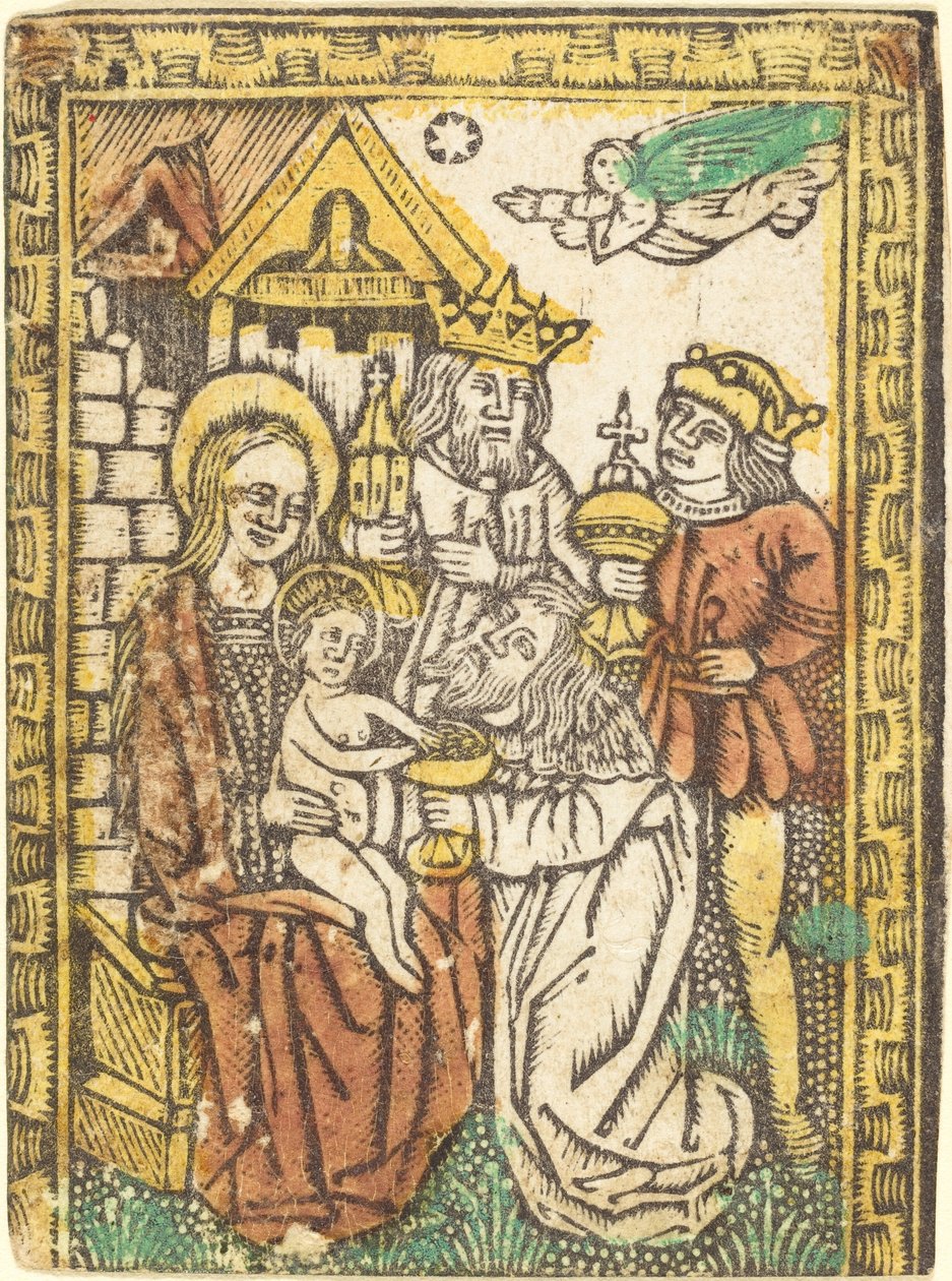 Adoracja Trzech Króli, c. 14701480. autorstwa Unbekannt