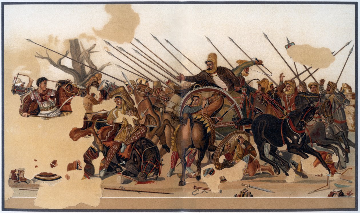 Mozaika Aleksandra, c79 AD, 1902 autorstwa Unbekannt