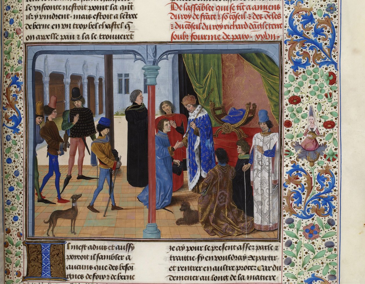 Negocjacje w Amiens, 1392, ok. 1470-1475. autorstwa Unbekannt