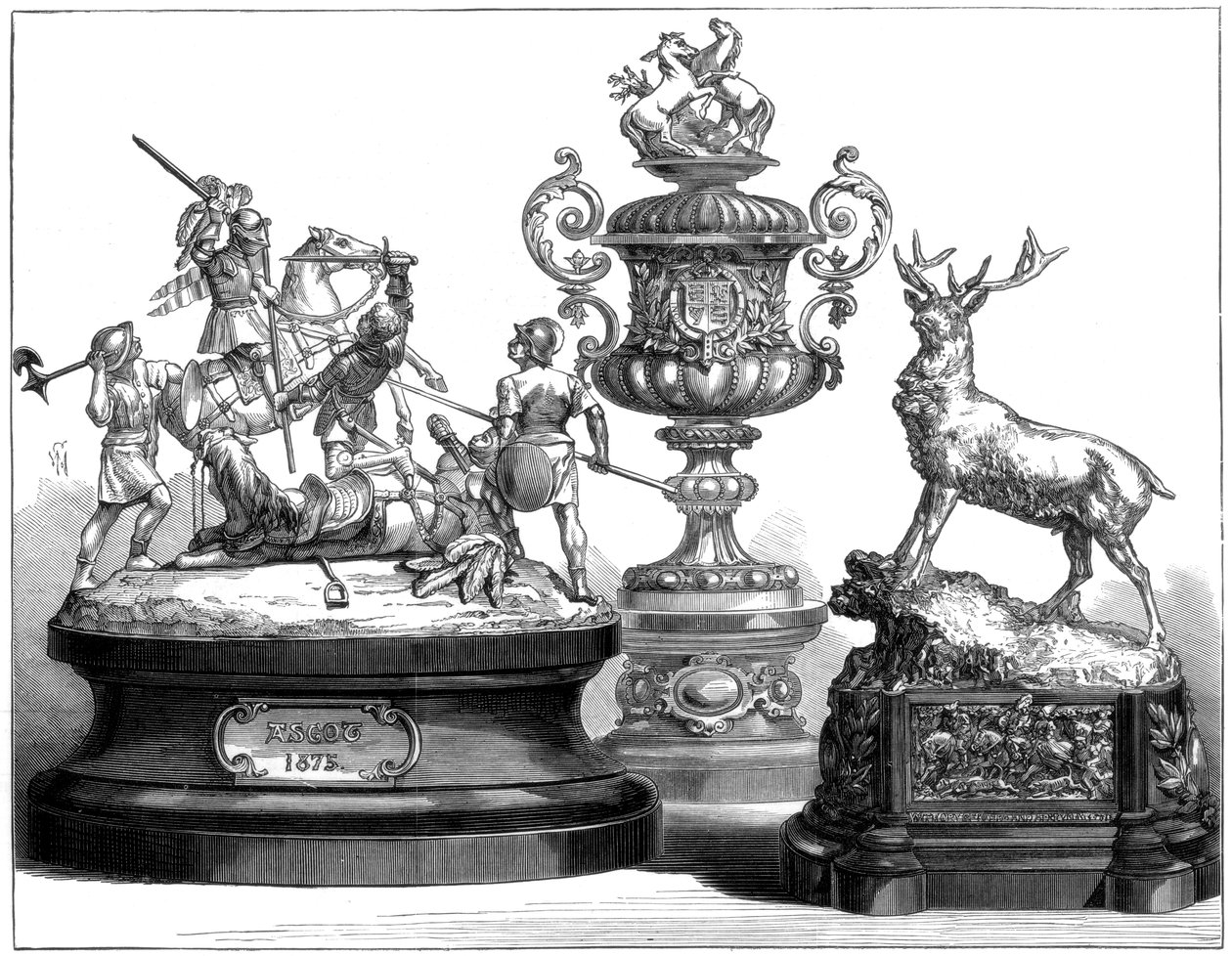 Talerz nagrody Ascot, 1875 autorstwa Unbekannt