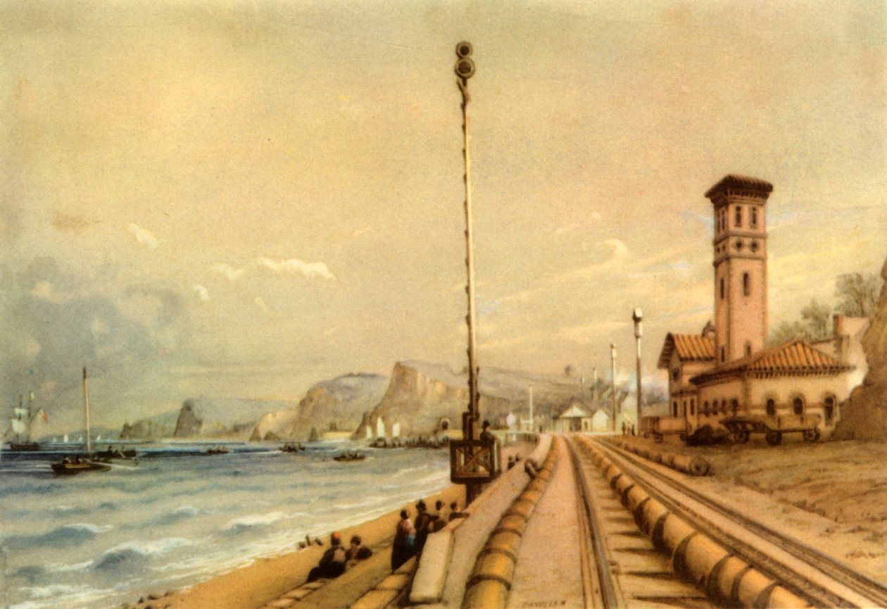 „Koleja atmosferyczna w Dawlish, 1847”, 1945. autorstwa Unbekannt