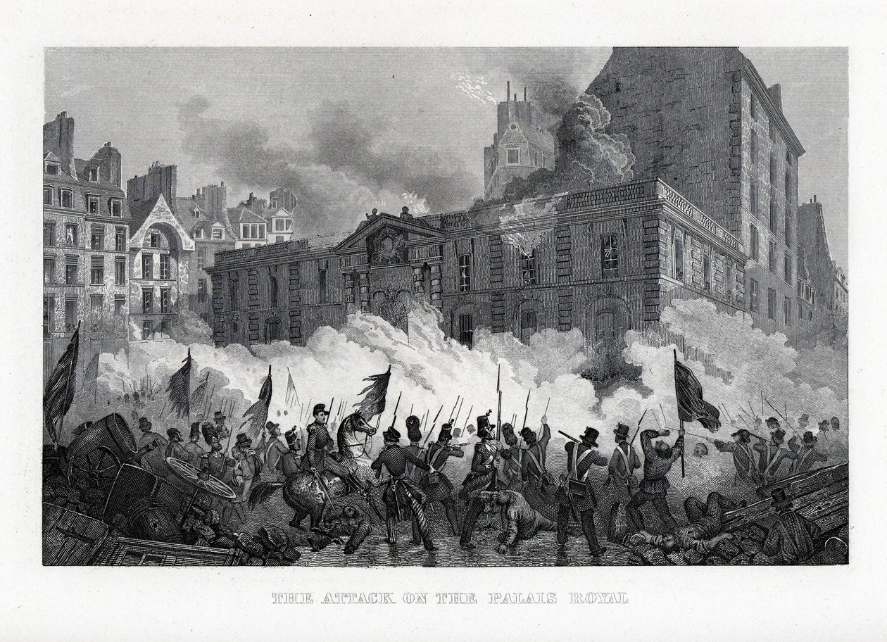 Atak na Pałac Królewski, 1882 r. autorstwa Unbekannt