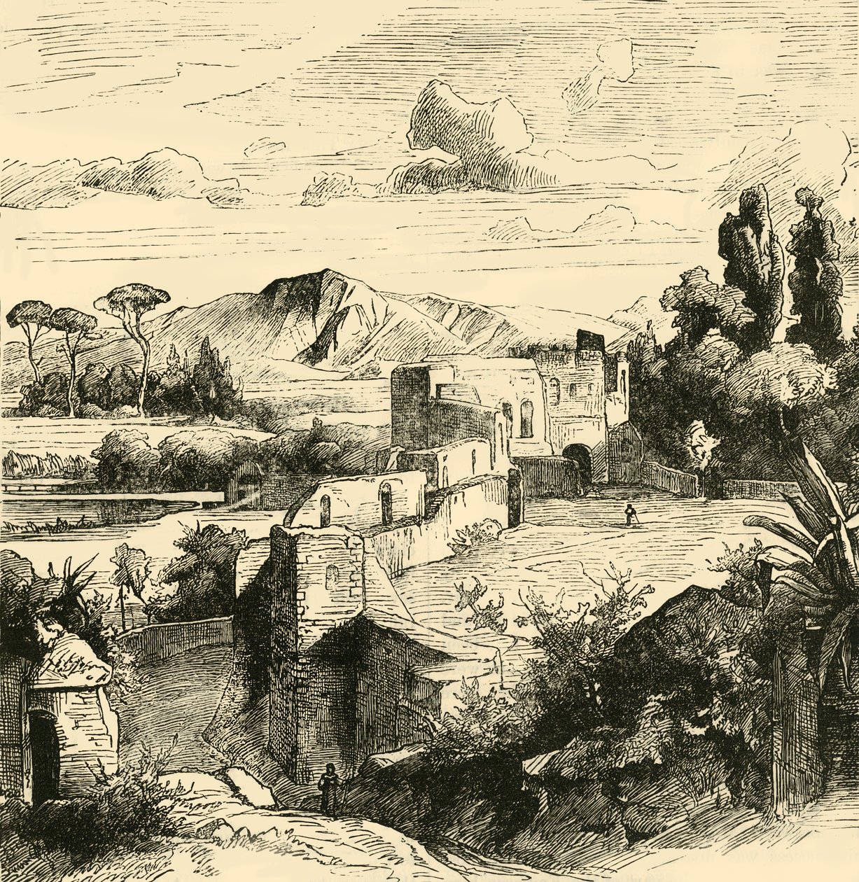 Mur Aureliana, 1890. autorstwa Unbekannt