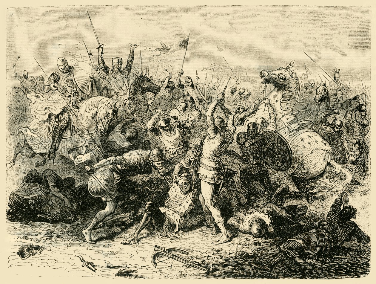 Bitwa pod Bouvine, 1214, 1890. autorstwa Unbekannt