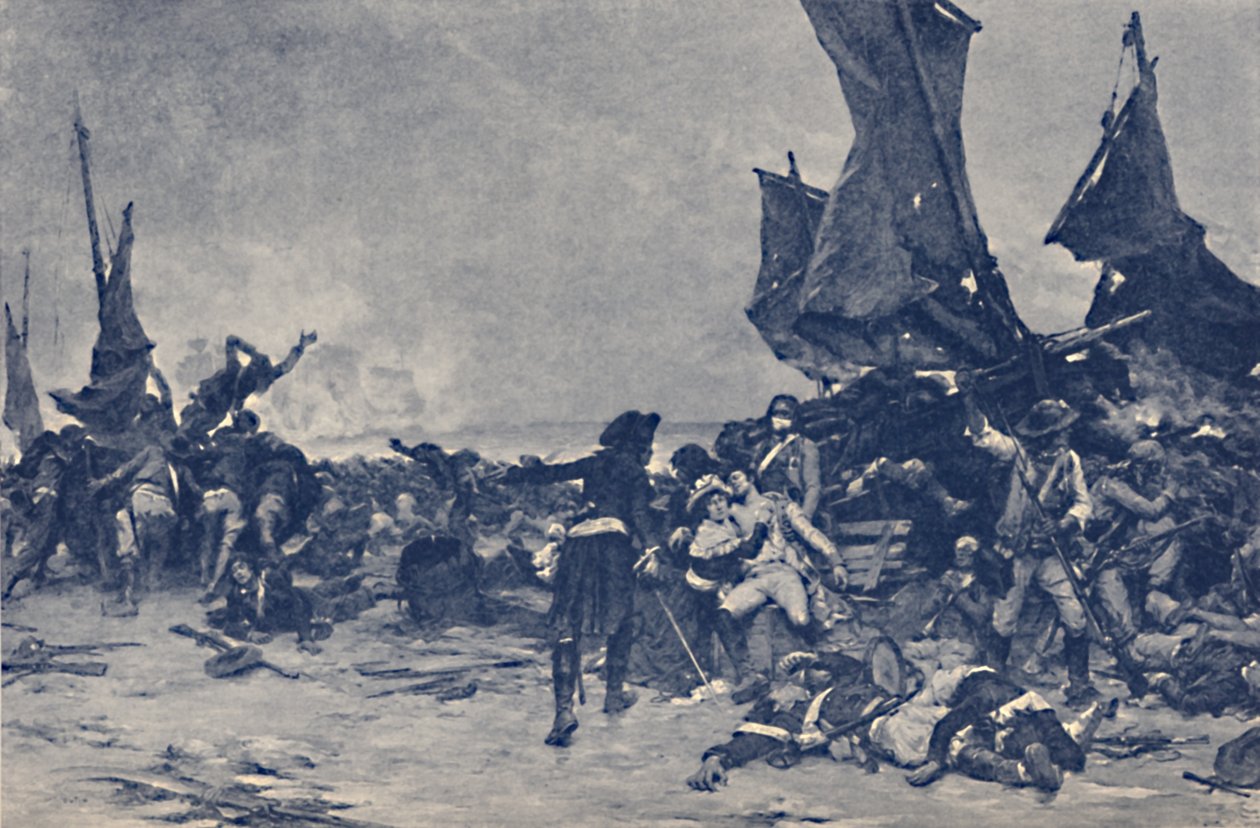 Bitwa pod Quiberon, 1795, 1896 autorstwa Unbekannt