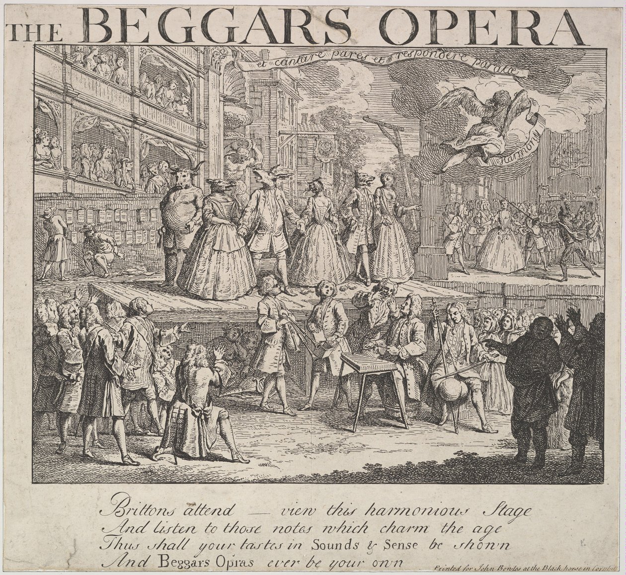 Opera żebraków, 1728. autorstwa Unbekannt
