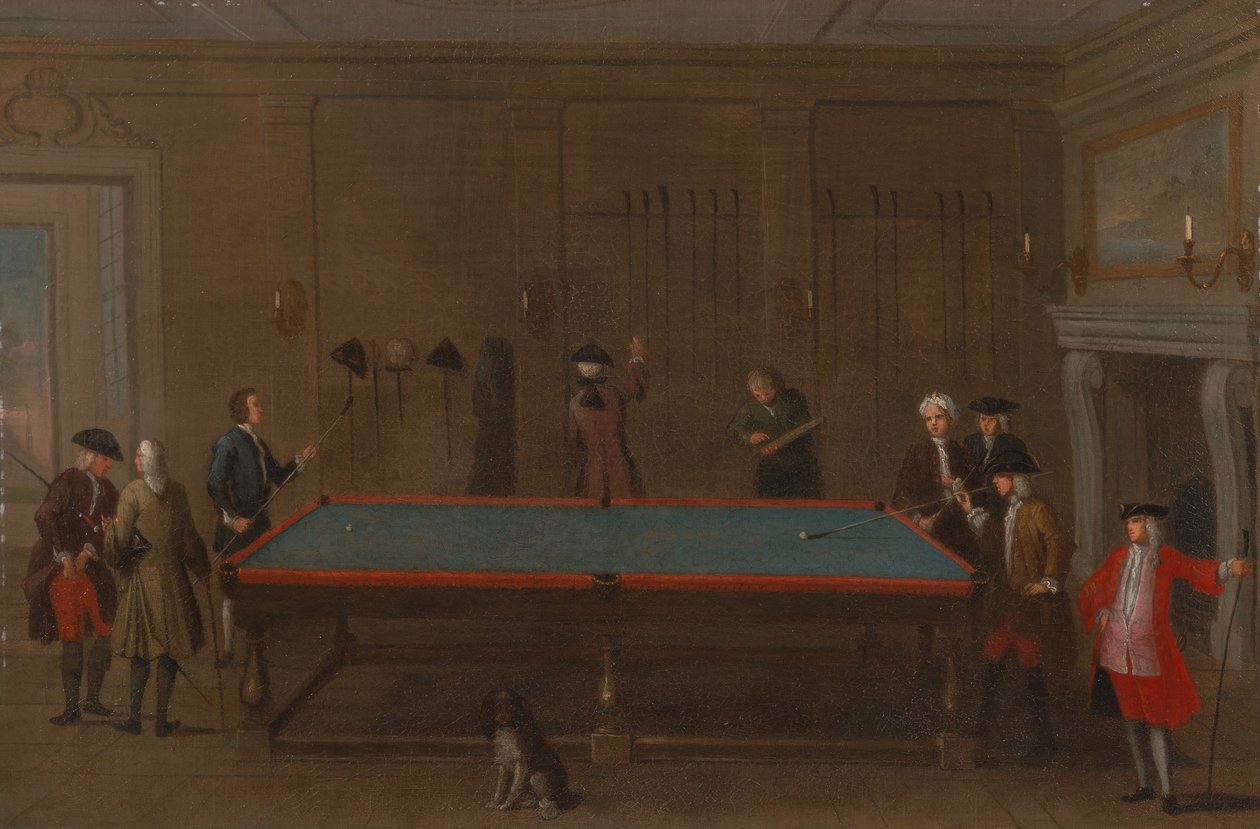 Sala Bilardowa, ca. 1725. autorstwa Unbekannt